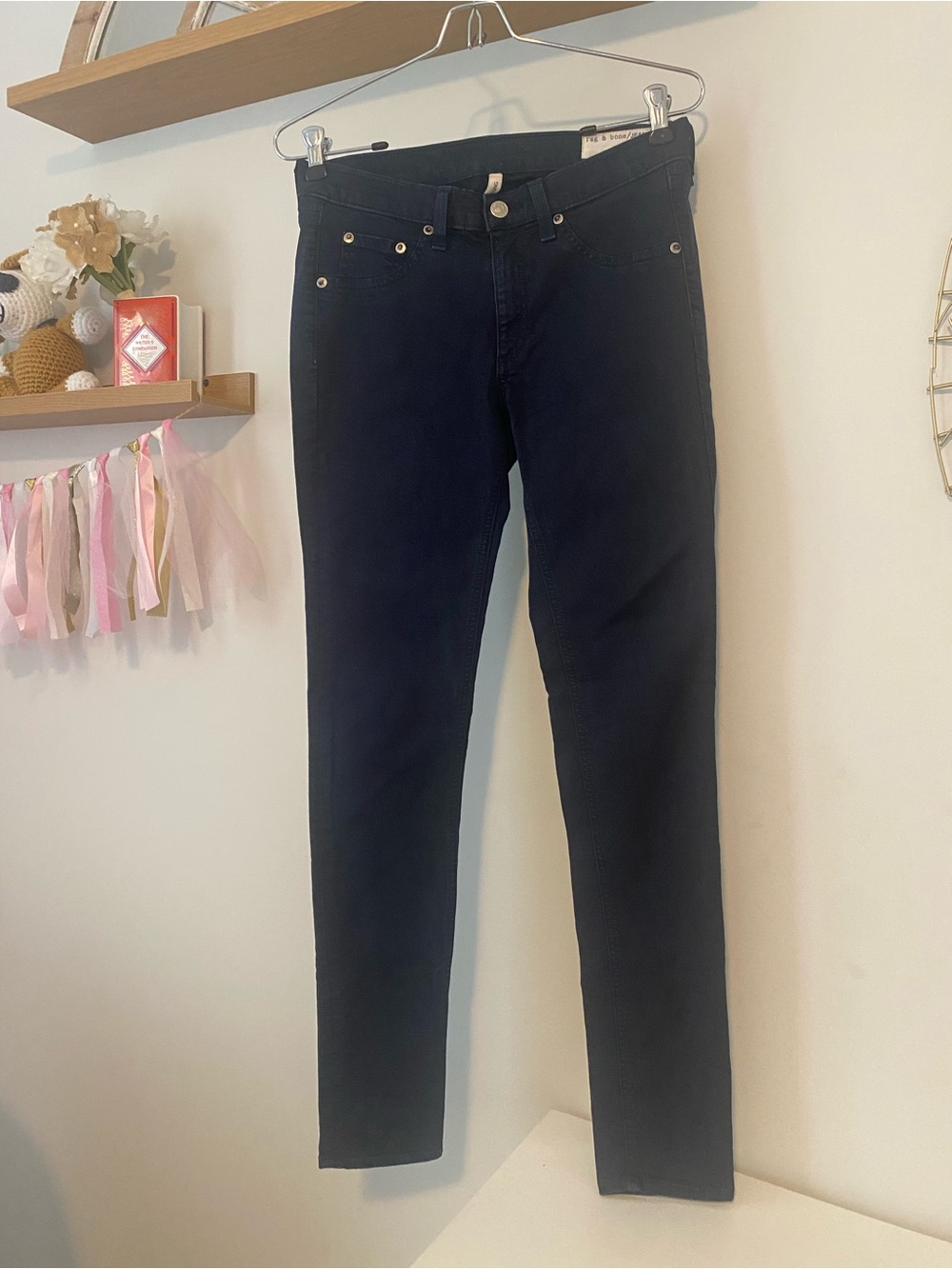 rag & bone Women's Skinny Jeans in Dark Blue Sz 27